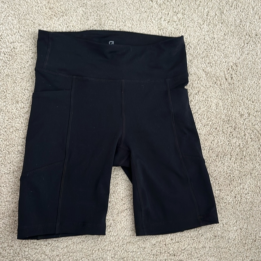 Black biker shorts